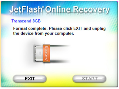 jetflash online recovery success